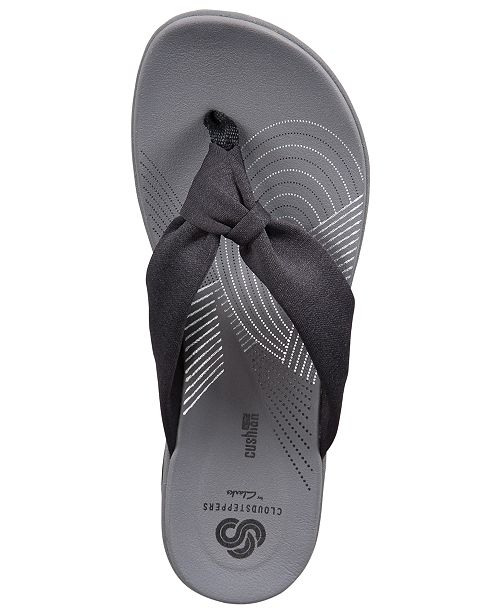 Chanclas Clarks Arla Glison Para Mujer - Negras