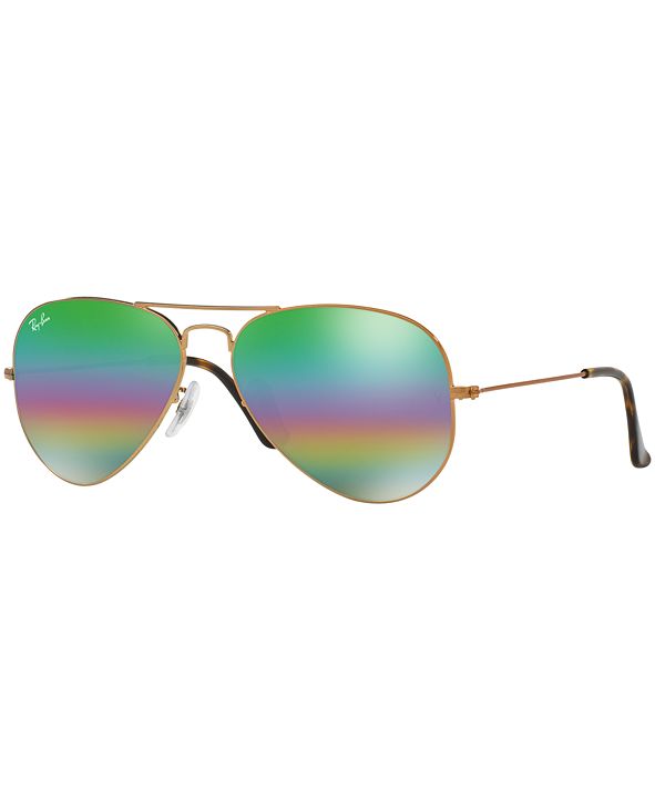 rainbow aviator sunglasses