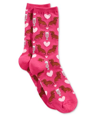 Hot Sox Women's Dogs and Milkshake Socks