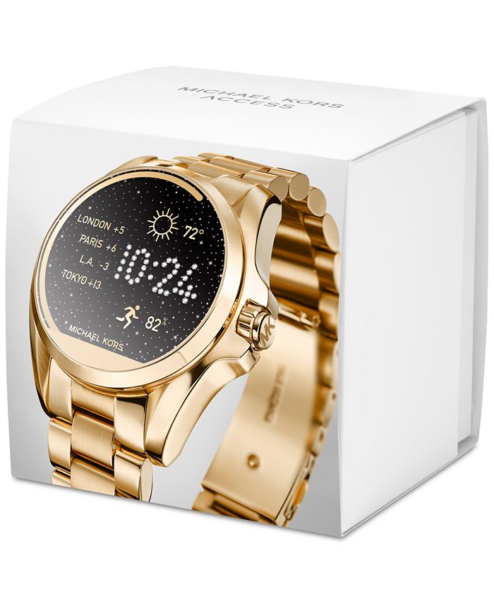 mk bradshaw smartwatch gold