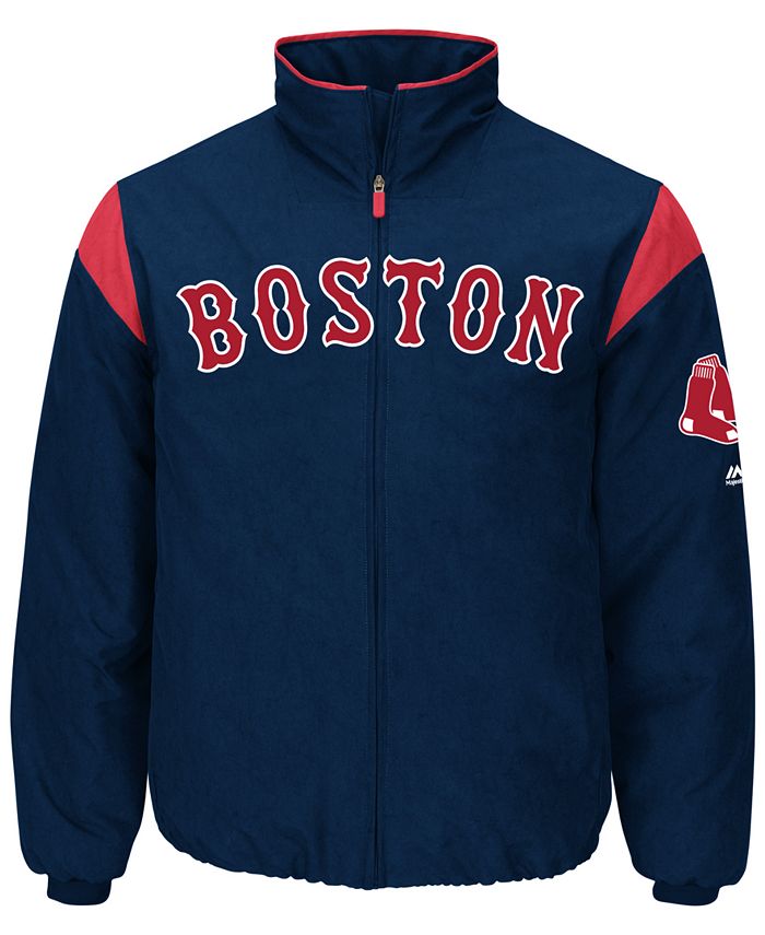 Boston Red Sox Majestic Baseball Dugout Hoodie Pullover (Men's Large)  Red