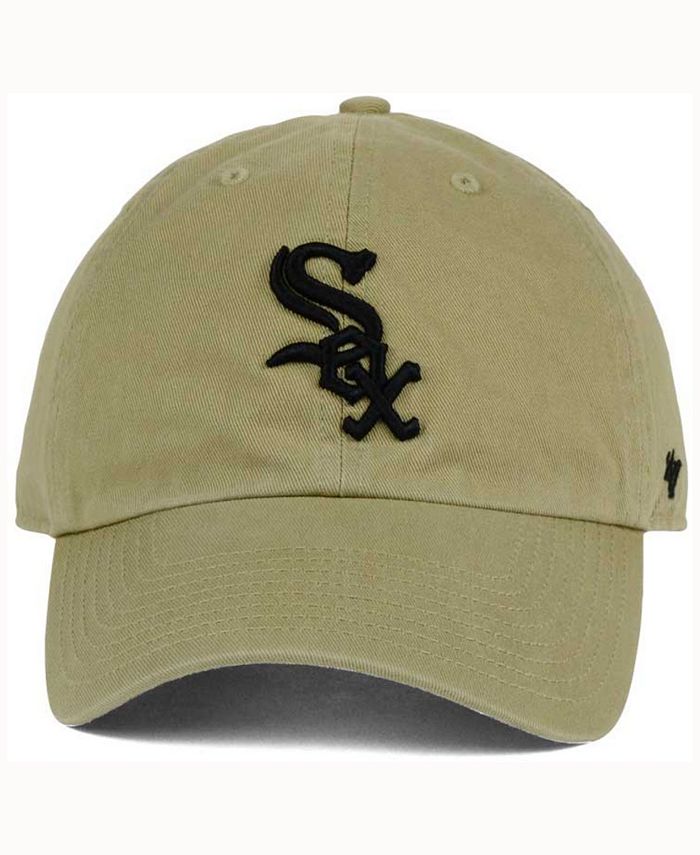'47 Brand Chicago White Sox Khaki Clean UP Cap - Macy's