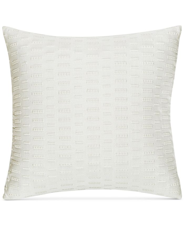Hotel Collection CLOSEOUT! Pleated Stripe 22" Square Decorative Pillow, Created for Macy's Macy's