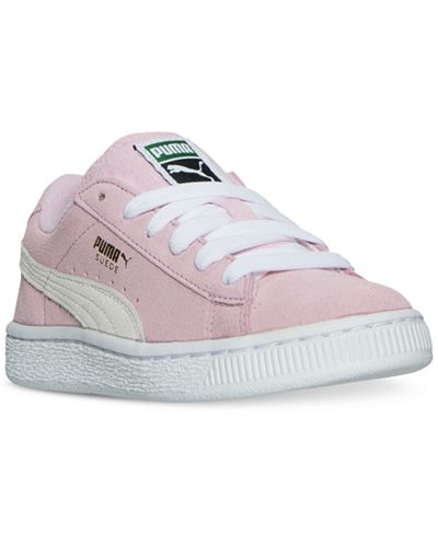 Puma Little Girls' Suede Casual Sneakers from Finish Line