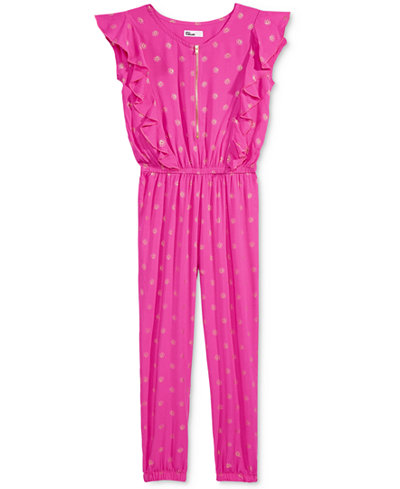 Epic Threads Flutter-Sleeve Jumpsuit, Big Girls (7-16), Only at Macy's