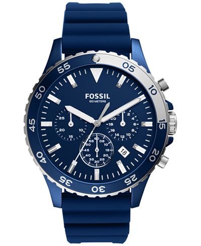 fossil q crewmaster blue