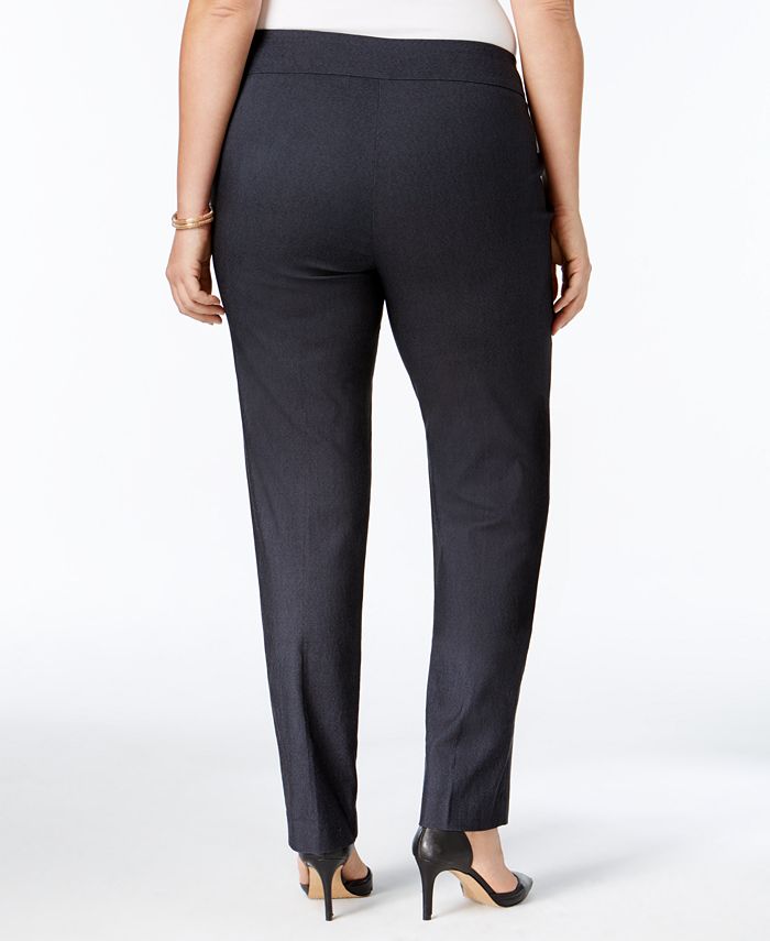 Jm Collection Studded Pull-On Tummy Control Pants, Regular and Short  Lengths, Created for Macy's