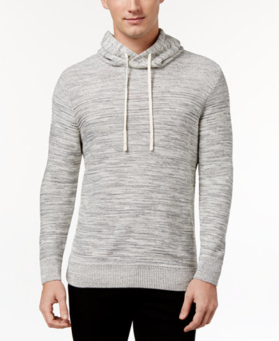 American Rag Men's Mix-Stitch Funnel-Neck Sweater, Only at Macy's