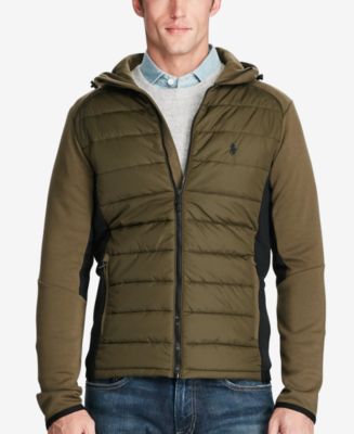 Polo Ralph Lauren Men's Paneled Full-Zip Hoodie - Macy's