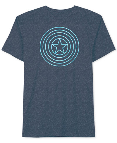 Jem Men's Captain America Shield Graphic-Print T-Shirt 