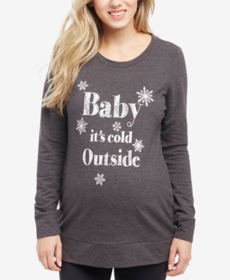 Motherhood Maternity - Maternity Graphic Sweatshirt