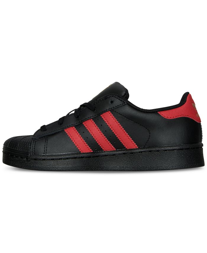 adidas Little Boys' Superstar Casual Sneakers from Finish Line - Macy's