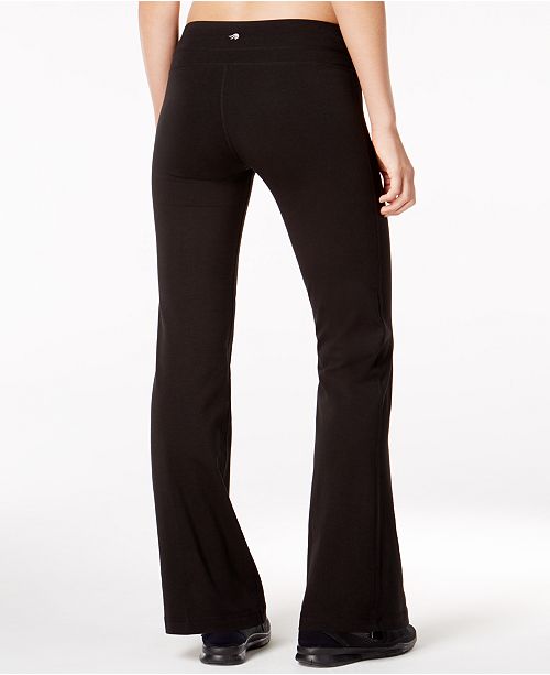 Ideology Flex Stretch Bootcut Yoga Pants, Created for Macy's & Reviews ...