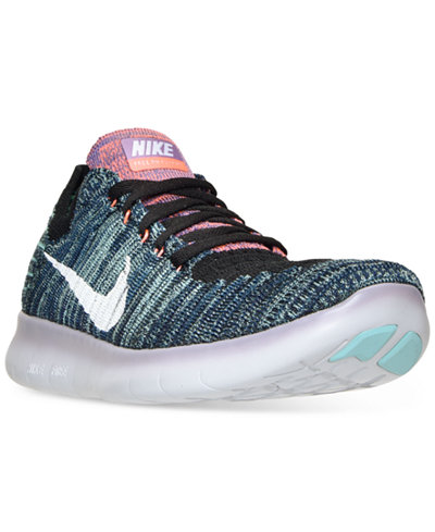 Nike Women's Free Run Flyknit Running Sneakers from Finish Line