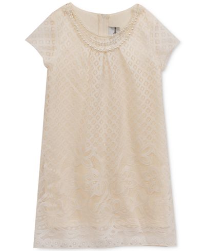 Rare Editions Lace Shift Dress, Toddler & Little Girls (2T-6X)