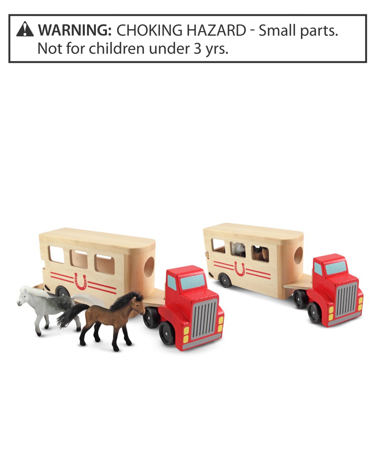 Melissa & Doug Kids Toy, Horse Carrier In Multi