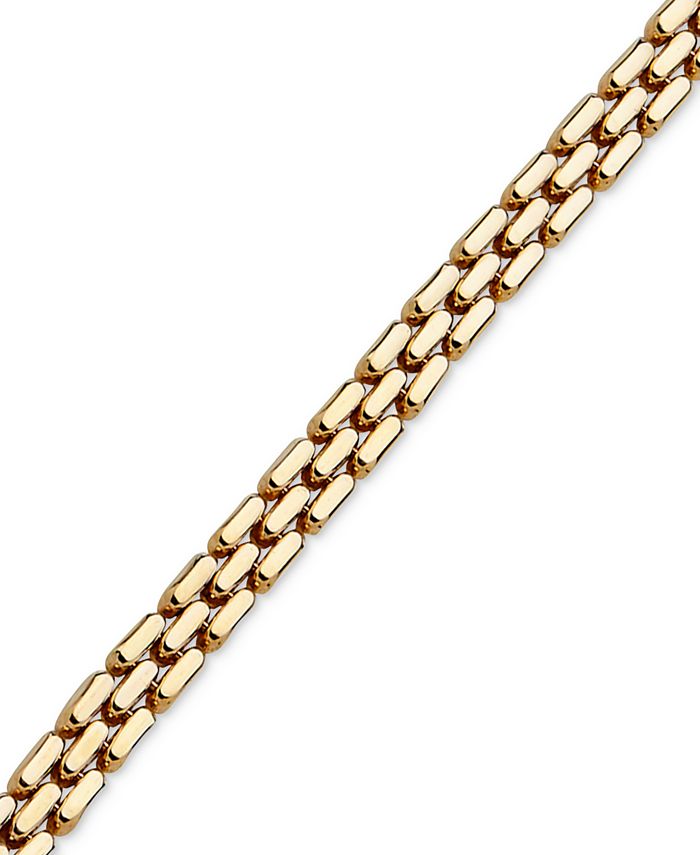 Macys italian gold bracelet clearance