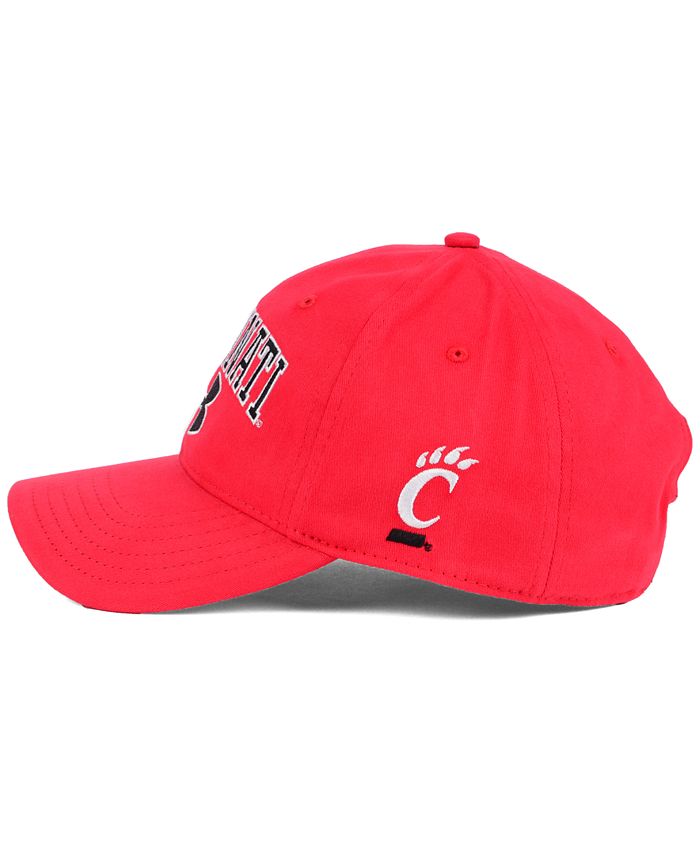 Mami Embroidered Brushed Cotton Adjustable Cap - Low Profile, Unstructured, One Size Fits Most, Red - View #4
