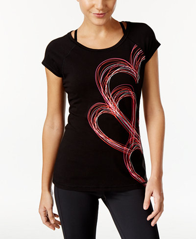 Ideology Heart Graphic T-Shirt, Only at Macy's