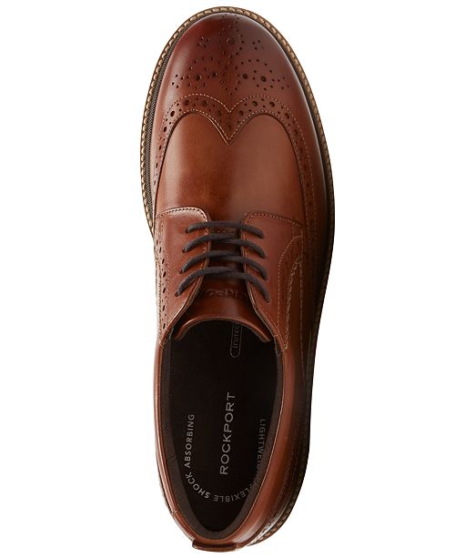 rockport men's marshall wingtip oxfords