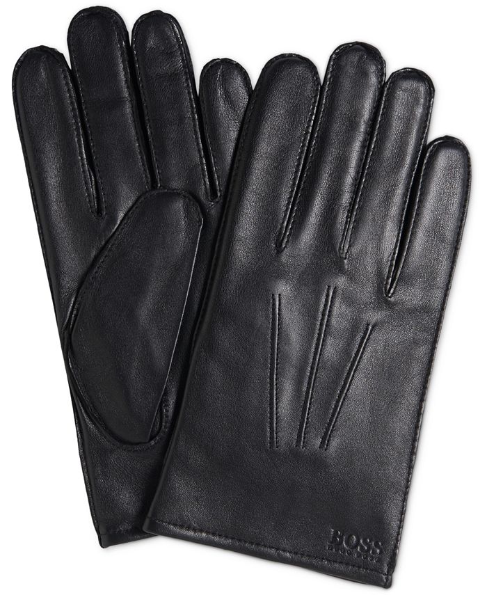Hugo Boss Men's Leather Gloves - Macy's