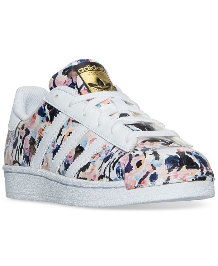 Adidas big girls' superstar on sale casual sneakers from finish line