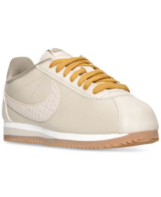 nike cortez leather lux beige