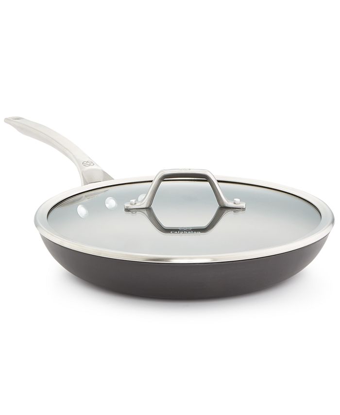 Calphalon Signature Nonstick Cookware 12 Omelette Pan with Cover
