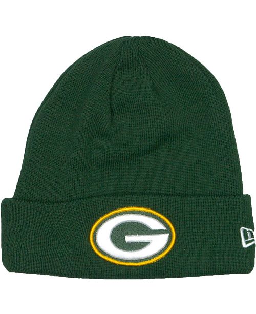 New Era Green Bay Packers Basic Cuff Knit Hat Reviews Sports