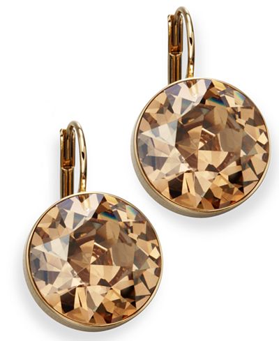 earrings yellow swarovski crystal bella drops jewelry