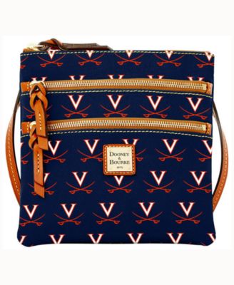 Dooney & Bourke - Virginia Cavaliers Triple-Zip Crossbody Bag