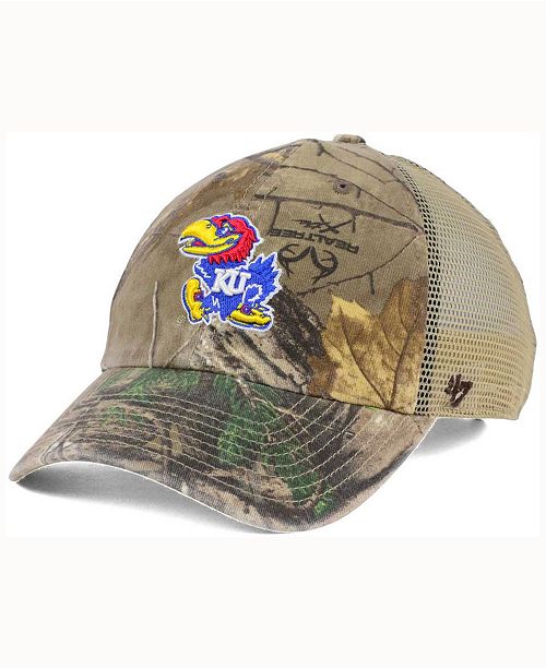 '47 Brand Kansas Jayhawks Sawgrass Camo Snapback Cap & Reviews Sports