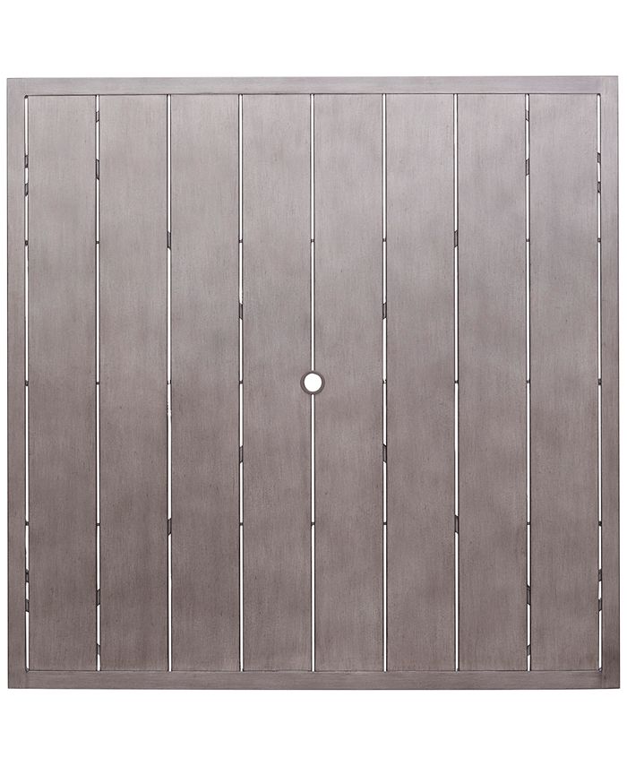 Agio Wayland Aluminum 64" Square Outdoor Dining Table, Created for Macy