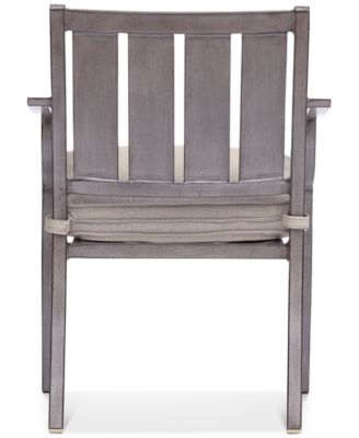Wayland Outdoor Dining Chair with Sunbrella&reg; Cushions, Created for Macy's