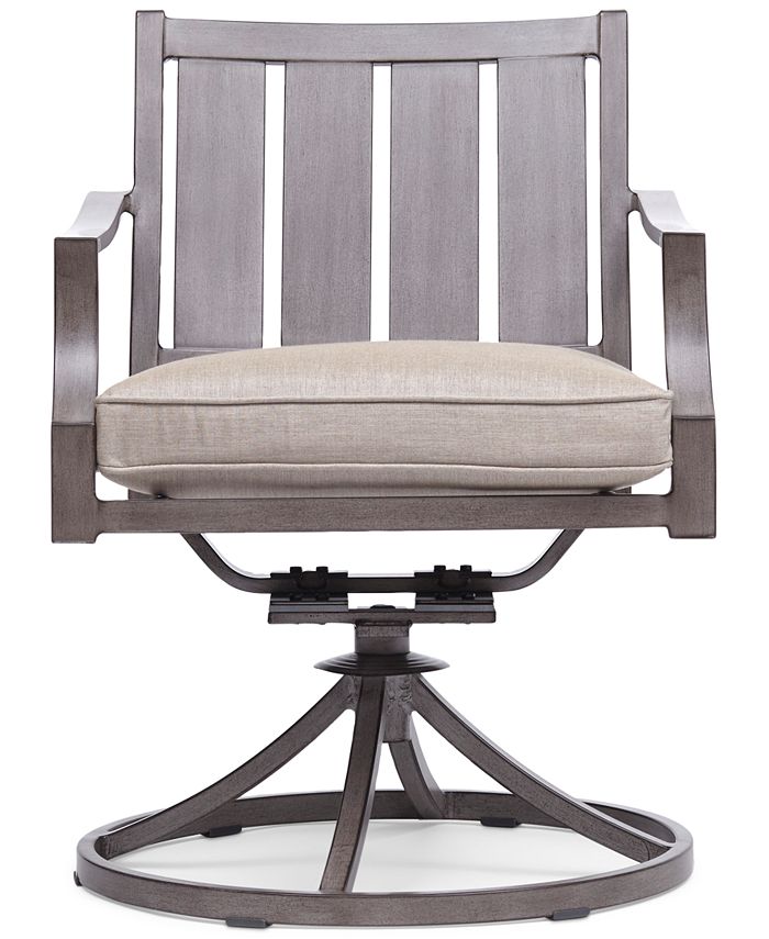 Agio Set of 4 Wayland Outdoor Swivel Chairs, Created for Macy's