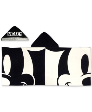 UPC 032281688646 product image for Jay Franco Big Face Mickey Mouse Hooded Towel Bedding | upcitemdb.com