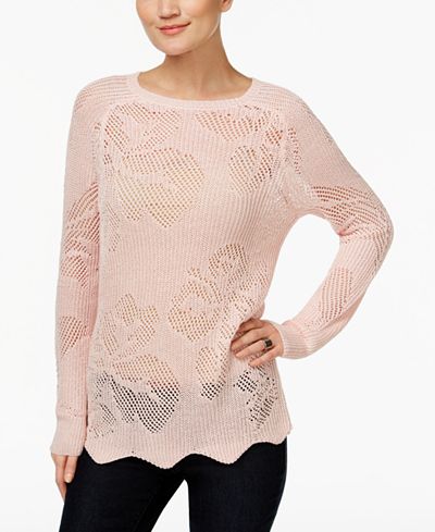 INC International Concepts Pointelle Sweater, Only at Macy's