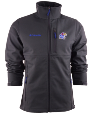 Columbia Mens Kansas Jayhawks Ascender Softshell Jacket