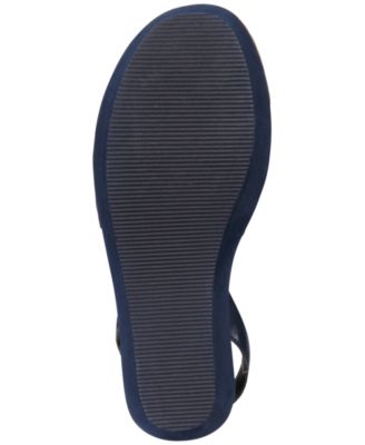 Fine Glass Platform Wedge Sandals