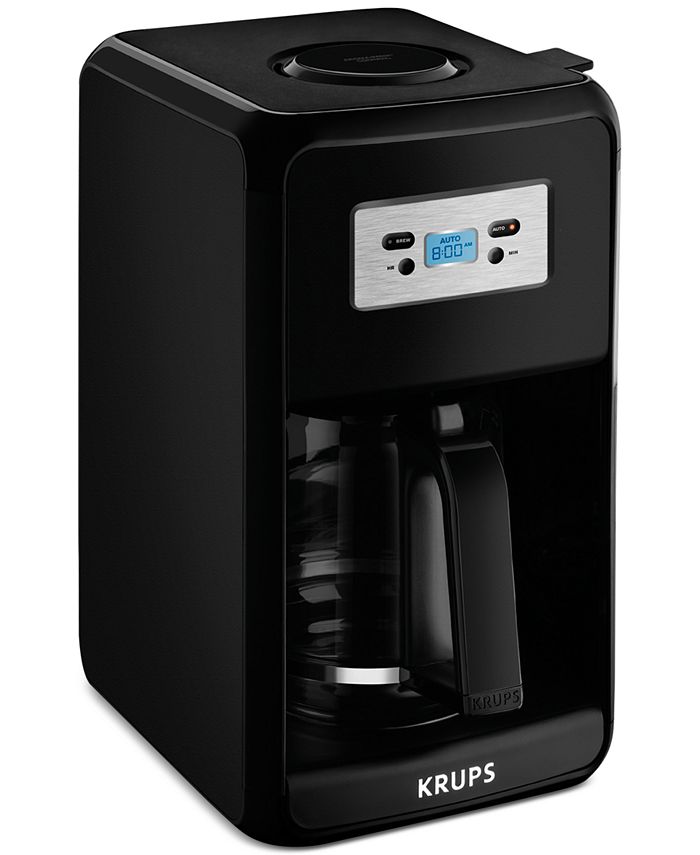 Krups EC311080 Black Savoy Digital Coffee Maker Macy's