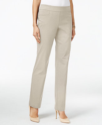 JM Collection Pull-On Slim-Leg Pants, Only at Macy's - Women - Macy's