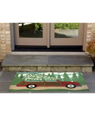 Liora Manne Front Porch Indoor/Outdoor Woody Wonderland Pine 2'6" x 4' Area Rug