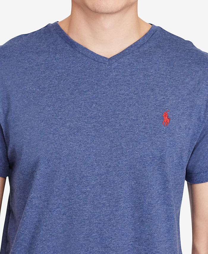 Polo Ralph Lauren Men's Cotton Jersey V-Neck T-Shirt - Macy's