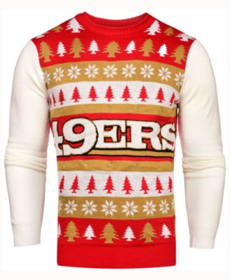 Forever Collectibles Men s San Francisco 49ers Light Up Ugly Crew Neck Sweater Macy s