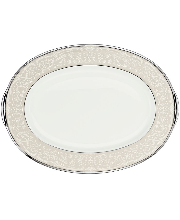 Noritake - "Silver Palace" Medium Oval Platter