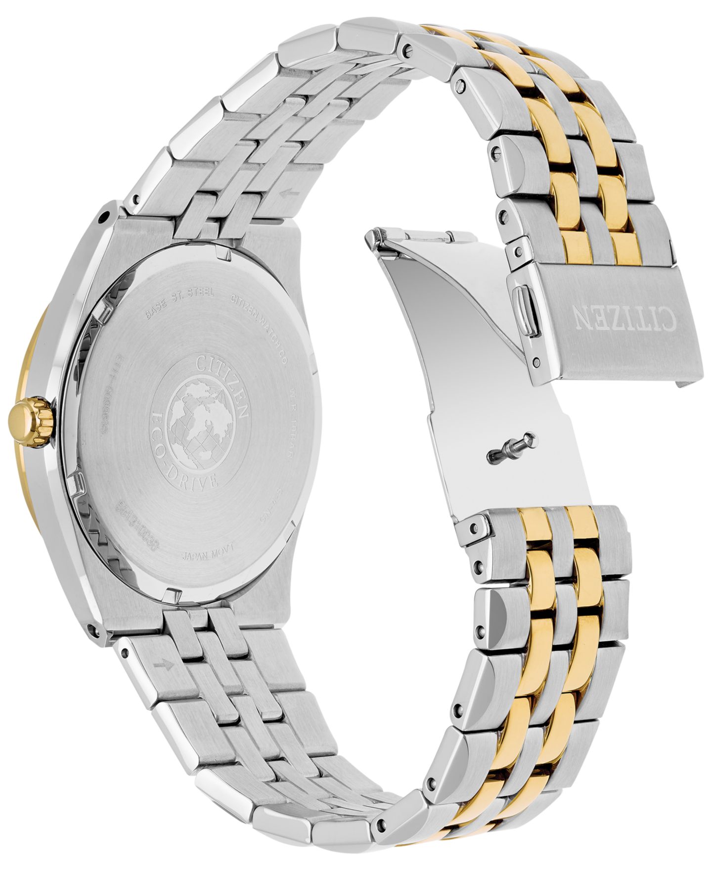 Мужские часы Citizen Eco-Drive Two-Tone Stainless Steel Bracelet Watch 40mm BM7334-58L — фото 4