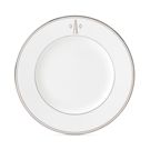 lenox federal platinum block monogram dinner plat