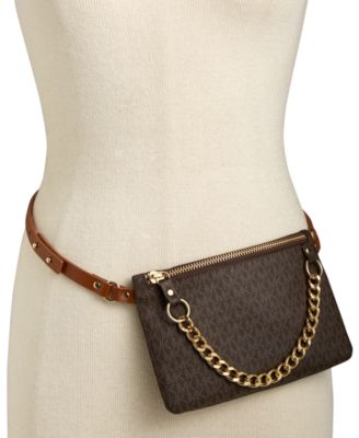 michael kors belt bag with chain