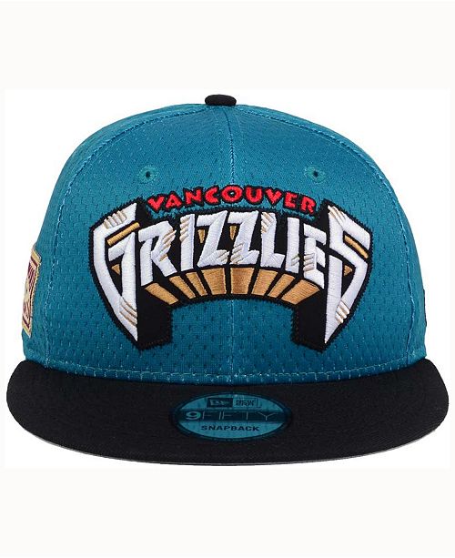 New Era Vancouver Grizzlies Hardwood Classics Tackle Trilled 9FIFTY Snapback Cap & Reviews