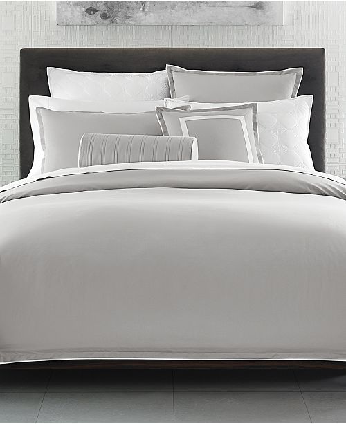 Hotel Collection Contrast Flange Duvet Covers Created For Macy S